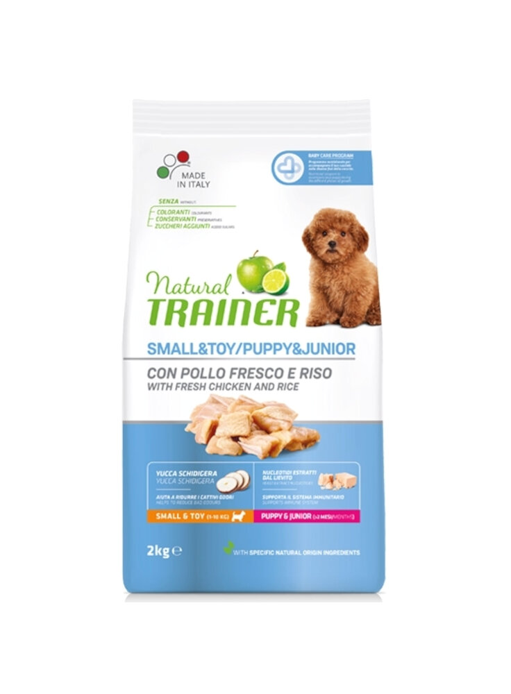 PROMO - TRAINER Natural DOG S&T Puppy & Junior 2Kg Pollo Fresco