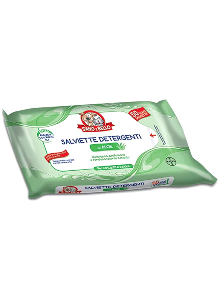 SALVIETTE detergenti ALOE 50pz