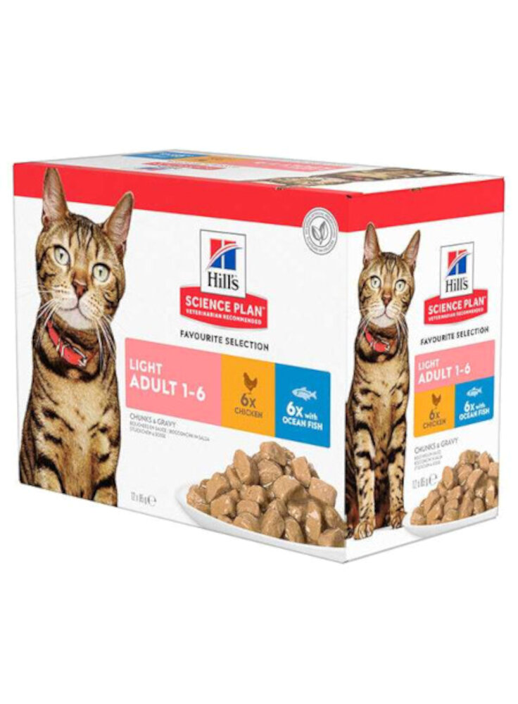 SP Feline ADULT LIGHT MULTIPACK 10+2 12x85g BS (2119V - 604889)