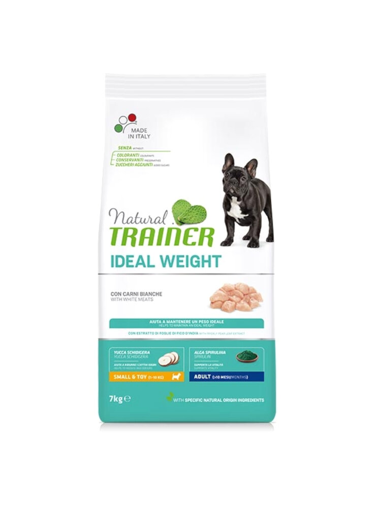 TRAINER Natural DOG S&T 2Kg Carni Bianche IDEAL WEIGHT CARE