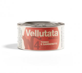 CODE V4 TONNO E GAMBERETTI VELLUTATE 85g lattina - CAT