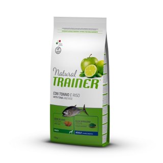 TRAINER Natural DOG Maxi TONNO, RISO e ALGA SPIRULINA 12Kg