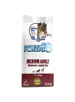 FORZA 10 Medium Adult Maintenance Agnello e Riso 12,5kg - cane - in esaurim.