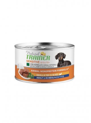 TRAINER Natural DOG AD S&T 150g Agnello e Riso SENSITIVE NO Gluten