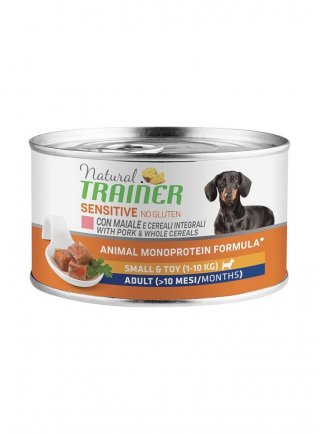 TRAINER Natural DOG AD S&T 150g  Maiale e Cereali SENSITIVE NO Gluten