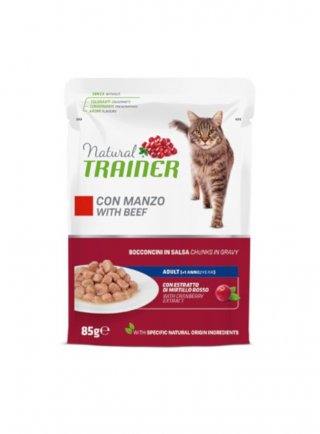 TRAINER Natural CAT Manzo busta 85g