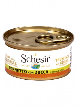 COD.1074530 SCHESIR CAT BRODO TONNO ZUCCA 70g