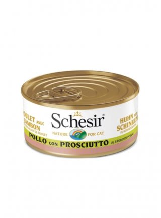 COD.1074546 SCHESIR CAT BRODO POLLO PROSCIUTTO 70g