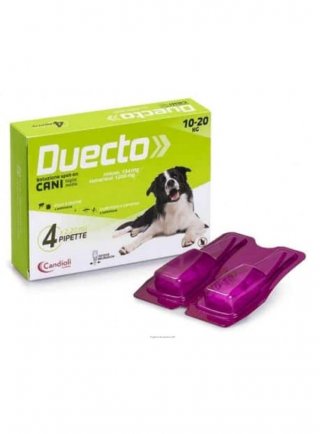 DUECTO Spot-on cani 10-20Kg 134/1200mg 2,2ml 4pip