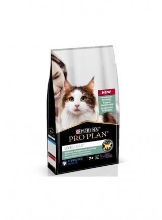 Feline PP LIVE CLEAR SENIOR 7+ ricco in TACCHINO 1,4Kg