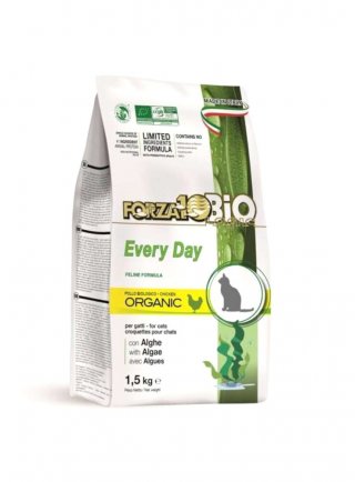 Forza 10 Every day pollo e alghe Bio 1,5Kg - gatto - in esauirm.