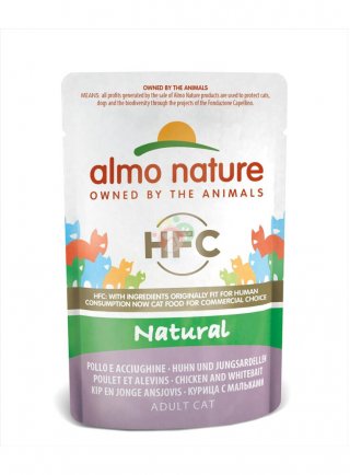 HFC CAT Natural - Pollo e Acciughine 55 g (5801)