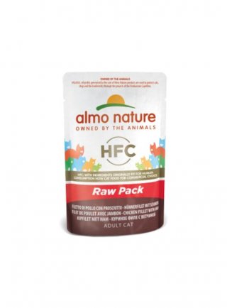 HFC CAT Raw Pack - Filetto di Pollo e Prosciutto 55 g (5825)