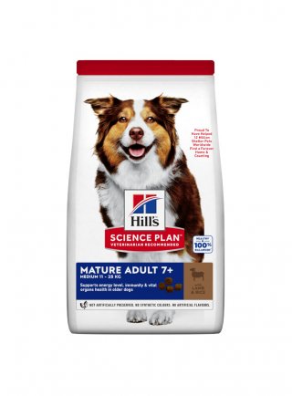 SP Canine MATURE ADULT Medium ACTIVE LONGEVITY Lamb & rice  12kg (9273N - 604288)