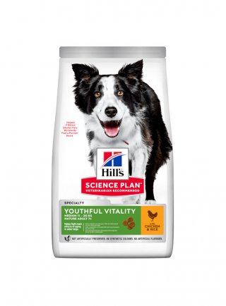 SP Canine ADULT 7+ Youthful Vitality Medium Chicken & Rice 2,5kg cs (604328 - 605272) - in esaurim.