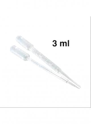 PIPETTE PASTEUR GRADUATA PLASTICA 3 ML 500 PZ