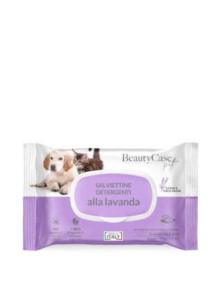 BeautyCase Pet SALVIETTINE Lavanda fiorita 40pz