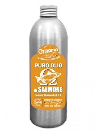 PURO OLIO DI SALMONE INTEGRATORE OMEGA 3 500ML