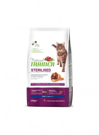 PROMO - TRAINER Natural CAT SP. 1,5Kg STERILISED Prosciutto Crudo