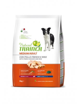 PROMO - Trainer Natural Dog Medium 3kg Pollo Fresco