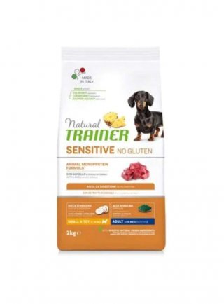 PROMO - TRAINER Natural DOG S&T 2Kg Agnello SENSITIVE NO GLUTEN