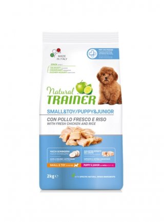 PROMO - TRAINER Natural DOG S&T Puppy & Junior 2Kg Pollo Fresco