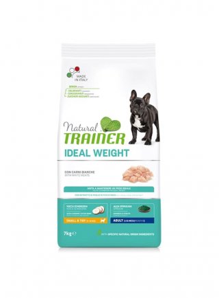 TRAINER Natural DOG S&T 2Kg Carni Bianche IDEAL WEIGHT CARE